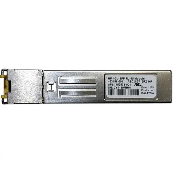 Hp 453578-001 | Virtual Connect 1Gb/S 1000Base-T Copper-Mode 100M RJ-45 Connector Sfp (Mini-Gbic) Transceiver Module For Bladesystem-image