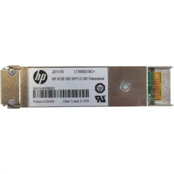 Hp JD117B | X130 10Gb/S 10Gbase-Sr Multi-Mode Fibre 850Nm 300M Duplex Lc Connector Xfp Transceiver Module-image