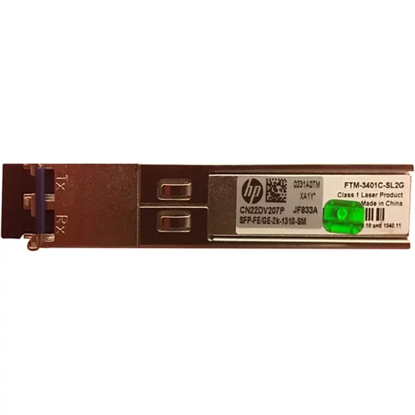 Hp JF833-61101 | X114 100Mb/S 100Base-Fx Multi-Mode Fibre 1310Nm 100M Duplex Lc Connector Sfp Transceiver Module-image