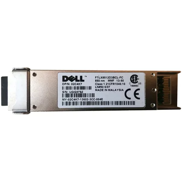Dell 02C4K7 | 10Gb/S 10Gbase-Sr Multi-Mode Fibre 850Nm 300M Duplex Lc Connector Xfp Transceiver Module-image