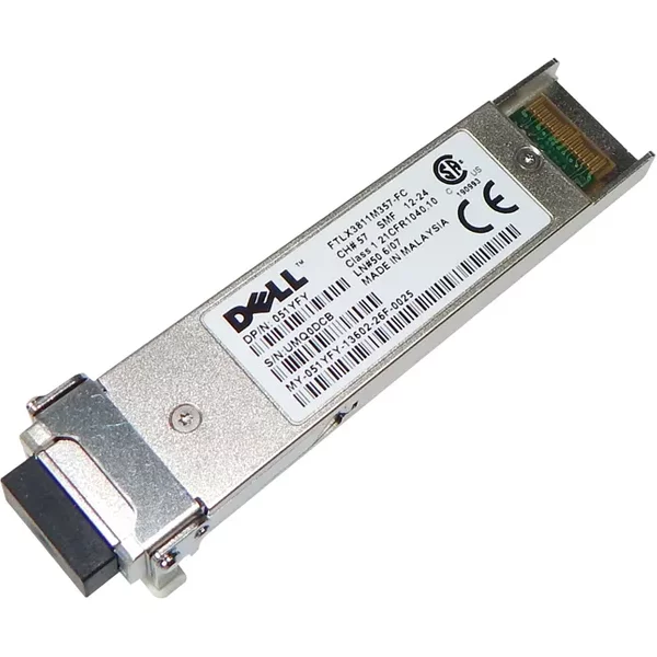 Dell 51YFY | 10Gb/S 10Gbase-Dwdm Single-Mode Fibre 1531.90Nm 80Km Duplex Lc Connector Xfp Transceiver Module-image
