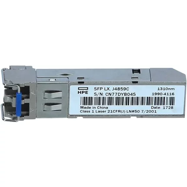 Hp 1990-4116 | Aruba 1Gb/S 1000Base-Lx Single-Mode Fibre 1310Nm 10Km Lc Connector Sfp (Mini-Gbic) Transceiver Module-image