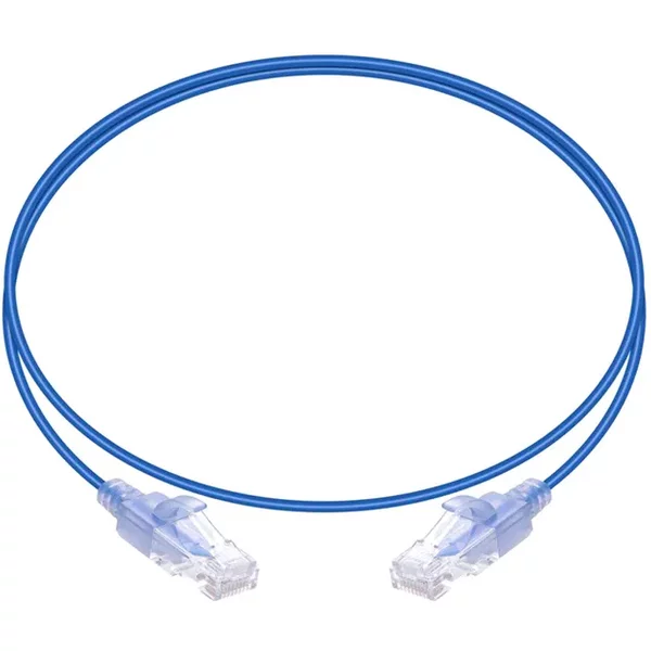 Monoprice 29477 | Cat6A Ethernet Patch Cable SlimRun Snagless RJ45 550MHz UTP Pure Bare Copper 10G 30AWG 10-Pack 3ft Multicolor