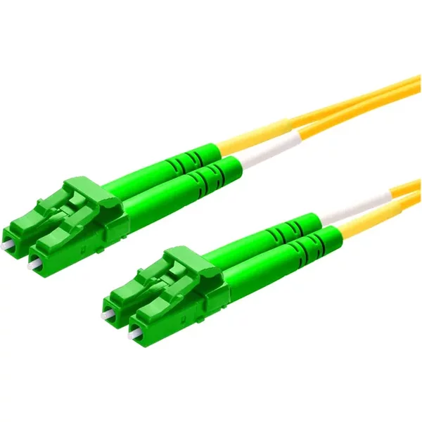 Monoprice 42277 | Smf Optic Cable LC/APC-LC/APC Ul 2Mm 9/125 Ofnr Duplex Yellow 2M-image