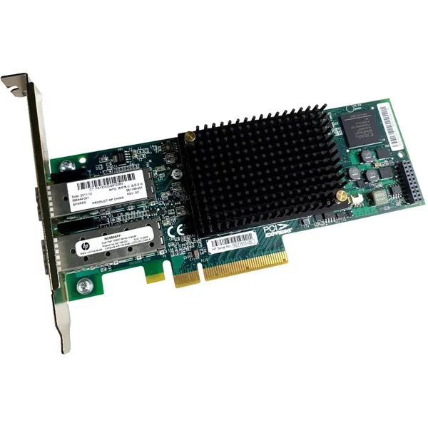 Hp HSTNS-BN56 | Dual-Ports Sfp+ 10Gb/S 10 Gigabit Ethernet Pci Express 2.0 X8 Server Network Adapter-image