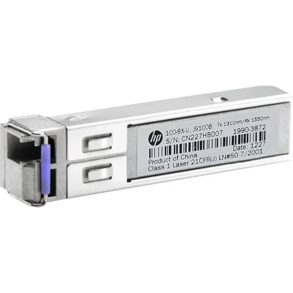 Hp J9100-61101 | Procurve X112 100Mb/S 100Base-Bx10-U Single-Mode Fibre 10Km 1310Nm-Tx/1550Nm-Rx Lc Connector Sfp Transceiver Module-image