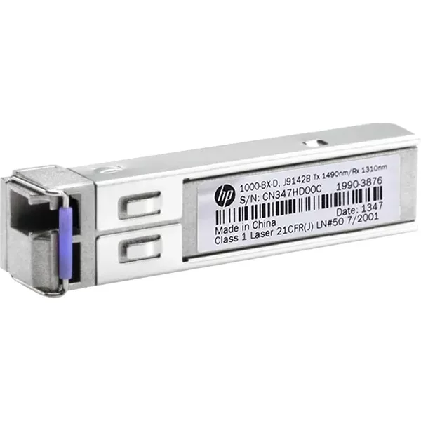 Hp J9142B | Procurve X122 1Gb/S 1000Base-Bx-D Single-Mode Fibre 1490Nm-Tx/1310Nm-Rx 120Km Lc Connector Sfp (Mini-Gbic) Transceiver Module-image