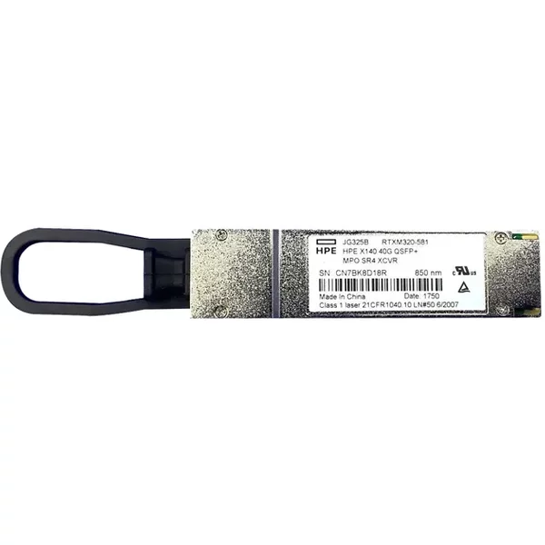 Hp JG325B | X140 40Gb/S 40Gbase-Sr4 Multi-Mode Fibre 850Nm 150M Mpo Connector Qsfp+ Transceiver Module-image