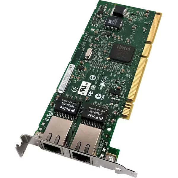 Intel PWLA8492MTL | PRO/1000 Mt Dual-Ports RJ-45 1Gb/S 10Base-T/100Base-Tx/1000Base-T Gigabit Ethernet PCI-X Low Profile Server Network Adapter-image