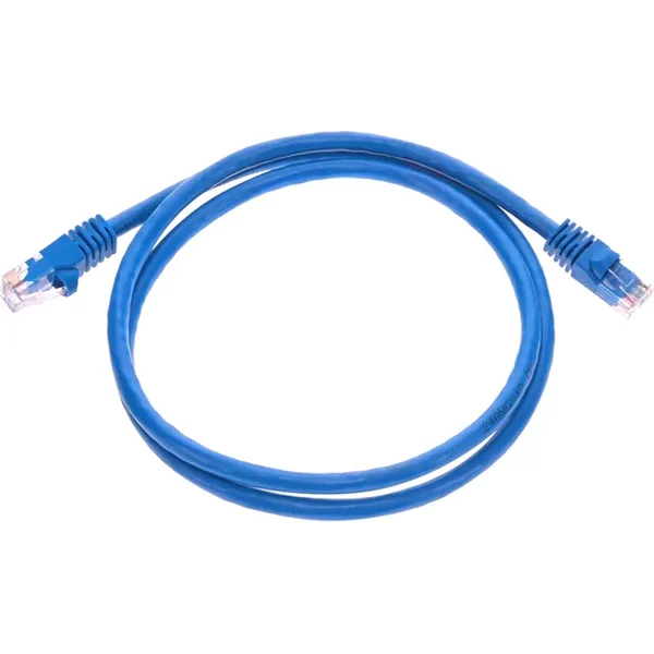 Monoprice 2114 | Cat6 Ethernet Patch Cable Snagless RJ45 Stranded 550MHz UTP Pure Bare Copper Wire 24AWG 3ft Blue