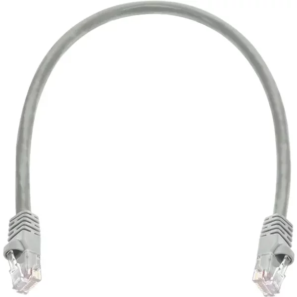 Monoprice 2287 | Cat6 Ethernet Patch Cable Snagless RJ45 Stranded 550MHz UTP Pure Bare Copper Wire 24AWG 1ft Gray