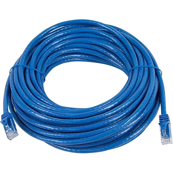 Monoprice 11311 | Cat5e Ethernet Patch Cable FLEXboot Snagless RJ45 Stranded 350MHz UTP Pure Bare Copper 24AWG 30ft Blue