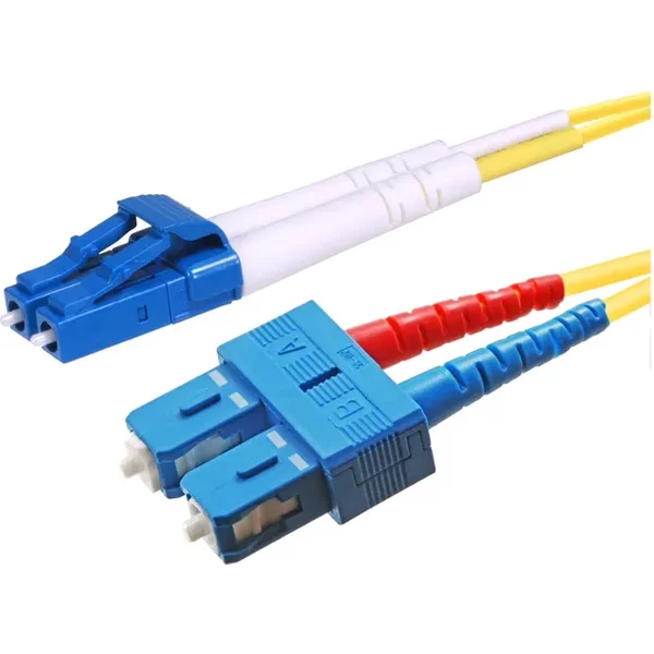 Monoprice 46044 | Smf Optic Cable LC-SC Ul 3Mm 9/125 Ofnr Duplex Yellow 6M-image