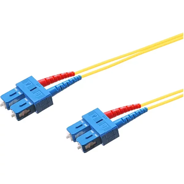 Monoprice 46077 | Smf Optic Cable SC-SC Ul 3Mm 9/125 Ofnr Duplex Yellow 8M-image