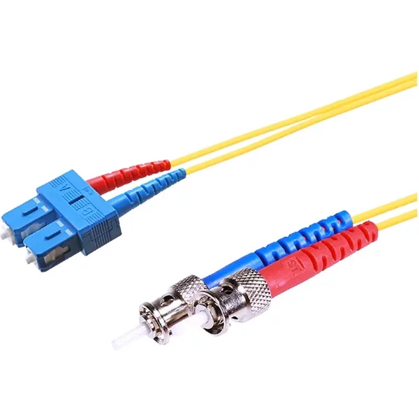 Monoprice 46092 | Smf Optic Cable SC-ST Ul 3Mm 9/125 Ofnr Duplex Yellow 3M-image