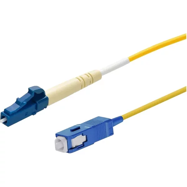 Monoprice 46139 | Smf Optic Cable LC-SC Ul 3Mm 9/125 Ofnr Simplex Yellow 2M-image