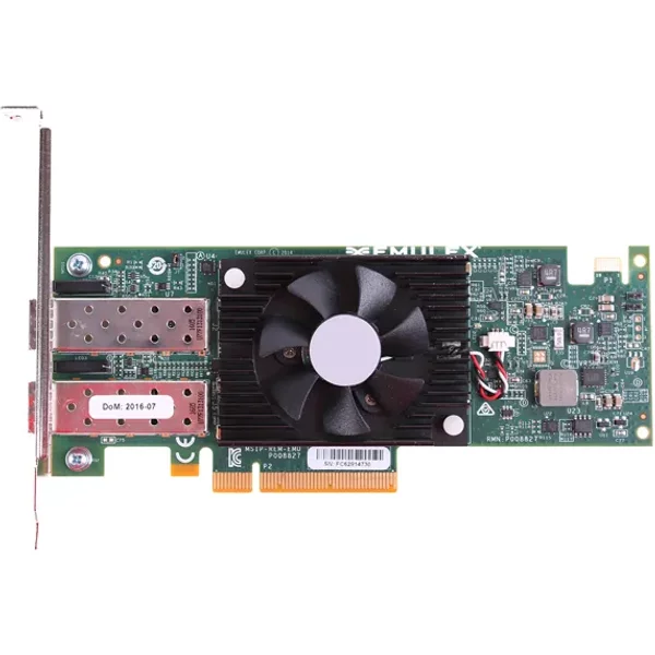 Dell 0MF05 | Emulex 2-Ports 10Gb Sfp+ Network Adapter Card-image