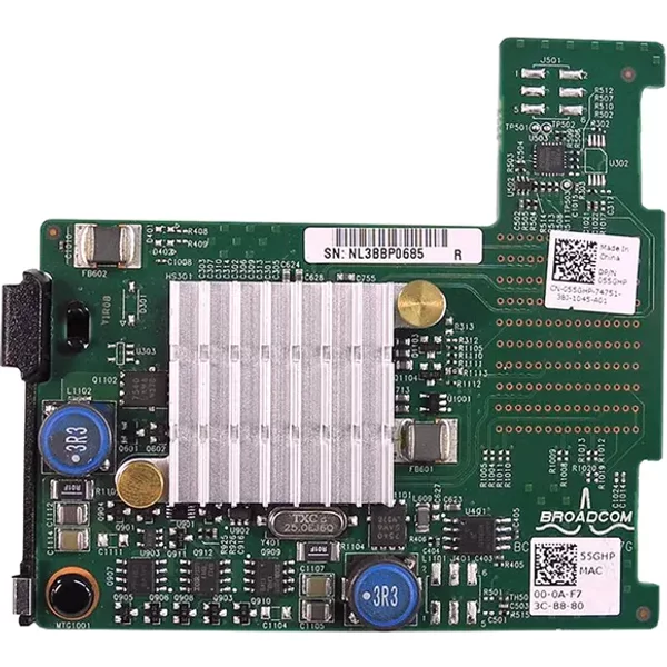Dell 055GHP | Broadcom 57810S 2-Ports 10Gb/S Mezzanine Network Adapter Card For Poweredge M420 / M520 / M620-image