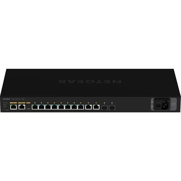 Netgear GSM4212P-100PRS | M4250 Series M4250-10G2F-Poe+ 8 X RJ-45 Ports Poe+ 10/100/1000Base-T + 2 X RJ-45 Ports + 2 X Sfp Ports Layer 3 Managed 1U Rack-Mountable Gigabit Ethernet Network Switch-image
