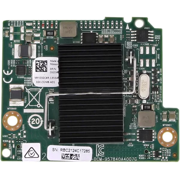 Dell 032C4R | Broadcom 57840S 4 X Ports 10Gbe Sfp+ Network Daughter Card-image