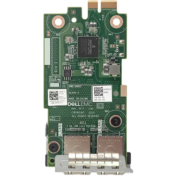 Dell M3Y03 | Broadcom 5720 2-Ports 1000Base-T RJ-45 Lom Network Port Card-image
