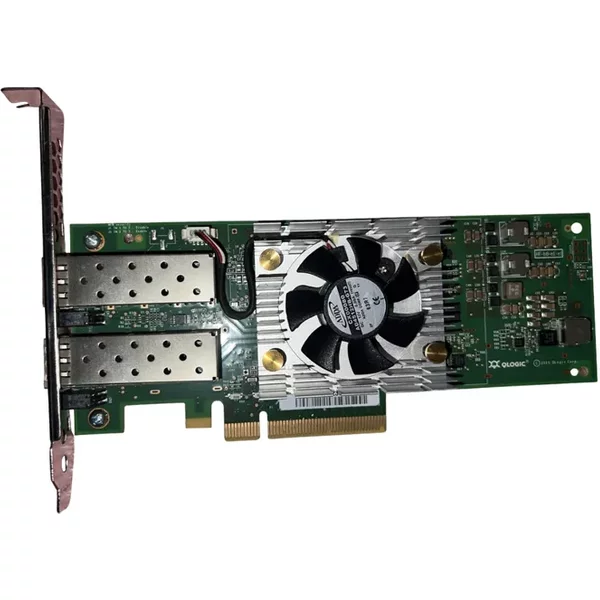 Dell QL45212HLCU-DE | Qlogic 2-Ports 25Gb/S SFP28 Pci Express 3.0 X8 Ethernet Intelligent Network Adapter Card-image