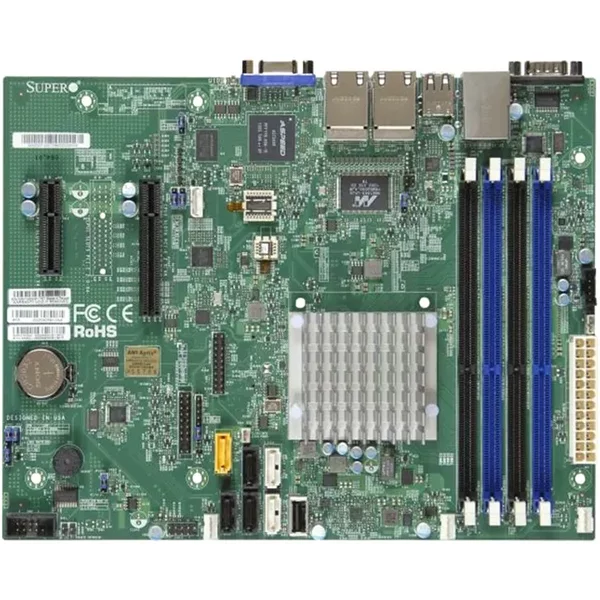 Supermicro MBD-A1SRM-2558F | A1SRM-2558F Socket FCBGA-1283 System On Chip Chipset Micro-Atx System Board (Motherboard) Supports Atom C2558 DDR3 4X Dimm-image