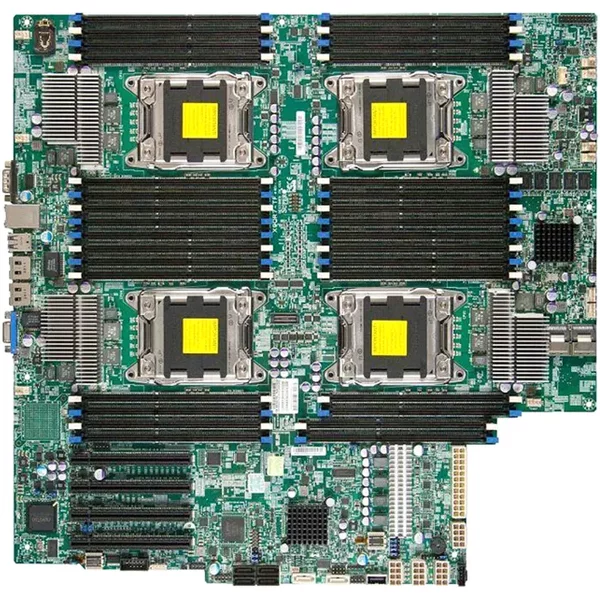 Supermicro X9Qri-F | Socket LGA2011 Intel C602 Chipset Proprietary System Board (Motherboard) Supports 4X Xeon E5-4600 V2/E5-4600 Series DDR3 24X Dimm-image