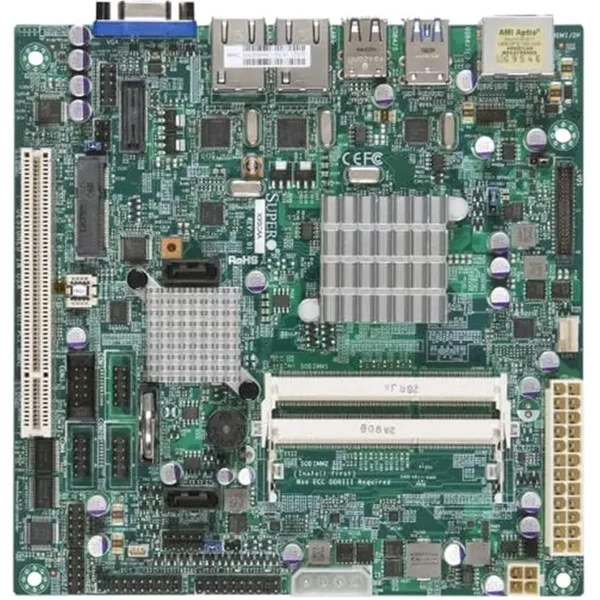 Supermicro X9SCAA-L | Socket FCBGA559 Intel NM10 Express Chipset Intel Atom N2800 Processors Support DDR3 SO-DIMM 2X SATA2 3.0Gb/S Mini--image