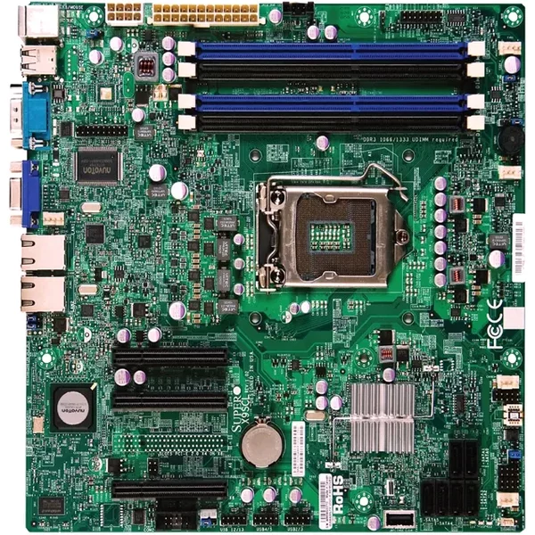 Supermicro X9SCL-F-O | Socket LGA1155 Intel C202 Chipset Microatx System Board (Motherboard) Supports Xeon E3-1200/Core I3/Pentium DDR3 4X Dimm-image