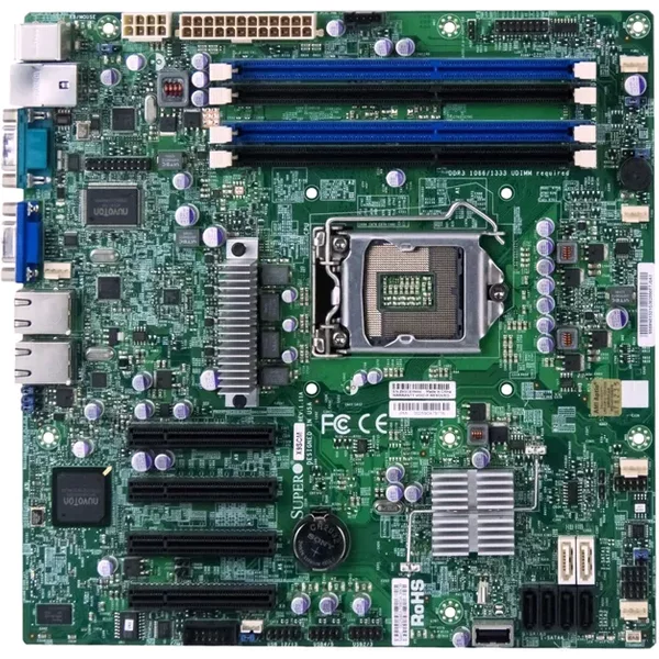 Supermicro X9SCM-IIF-O | Socket LGA1155 Intel C204 Pch Chipset Micro-Atx System Board (Motherboard) Supports Xeon E3-1200/Core I3/Pentium/Celeron DDR3 4X Dimm-image