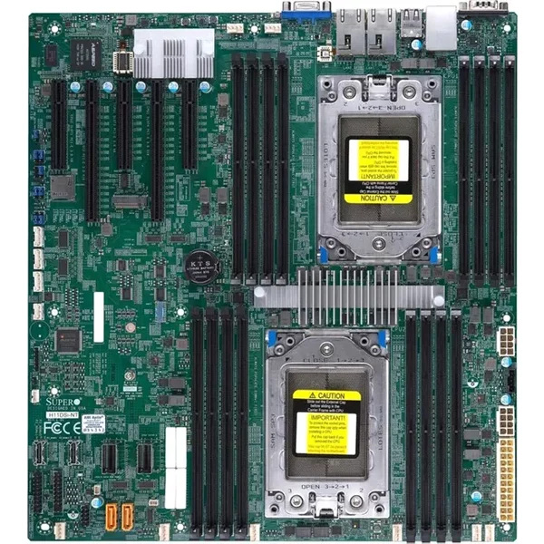 Supermicro MBD-H11DSI-NT-O | H11DSI-NT Socket SP3 System On Chip Chipset Eatx System Board (Motherboard) Supports 2X Amd Epyc 7001/7002 Series DDR4 16X Dimm-image