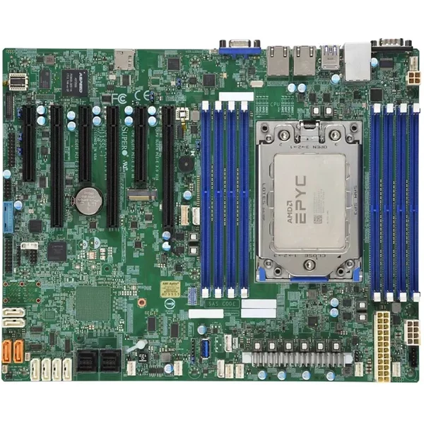 Supermicro MBD-H11SSL-I-B | H11SSL-I Socket SP3 System On Chip Chipset Atx System Board (Motherboard) Supports Epyc 7001/7002 Series DDR4 8X Dimm-image