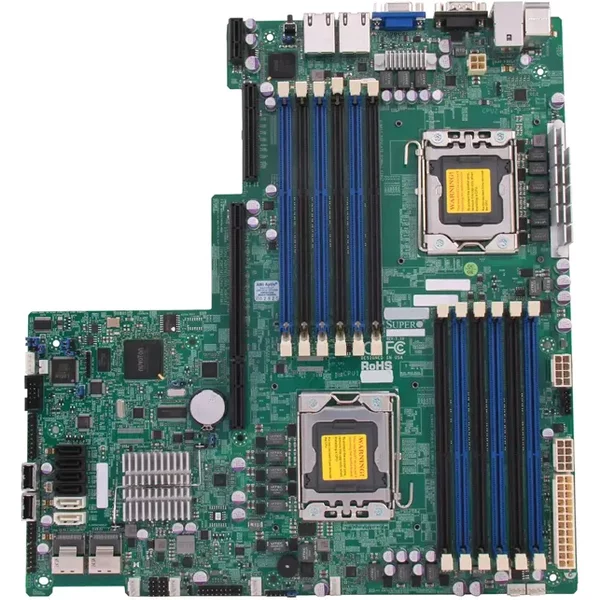 Supermicro MBD-X9DBU-3F-O | Socket LGA1356 Intel C602 Chipset Proprietary Uio System Board (Motherboard) Supports 2X Xeon E5-2400/E5-2400 V2 Series DDR3 12X Dimm-image