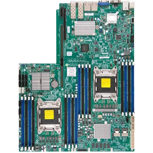 Supermicro MB-X9DRWIT | X9DRW-ITP2 Dual Socket R Intel C602 Chipset Xeon E5-2600/ E5-2600 V2 Processors Support DDR3 16X Dimm 8X SATA2 Proprietary-image