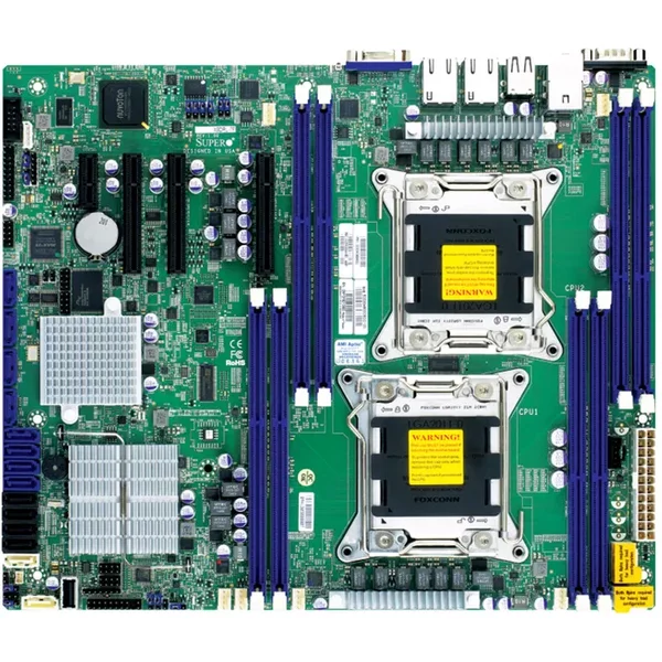 Supermicro X9DRL7FB | Dual LGA2011 Intel C602J DDR3 SATA3&SAS2 V&2Gbe Atx Server Motherboard-image
