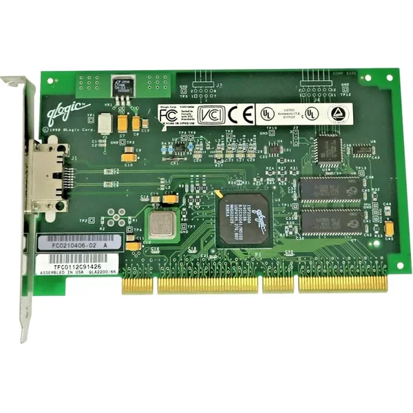 Dell FC0210406-02 | Q-Logic Single-Port 1Gb/S 64-Bit Fibre Channel Host Bus Network Adapter-image
