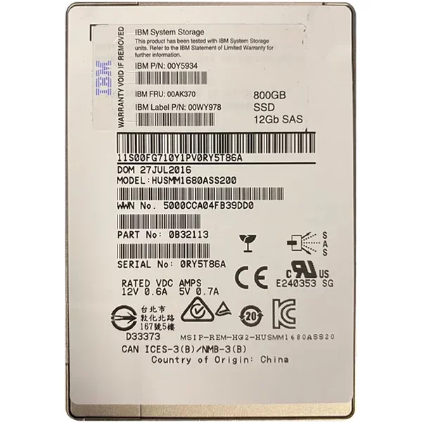 Dell 400-ANMR | 1.92TB Multi-Level Cell (Mlc) Sas 12Gb/S Hot-Swappable Mixed Use 2.5-Inch Solid State Drive-image