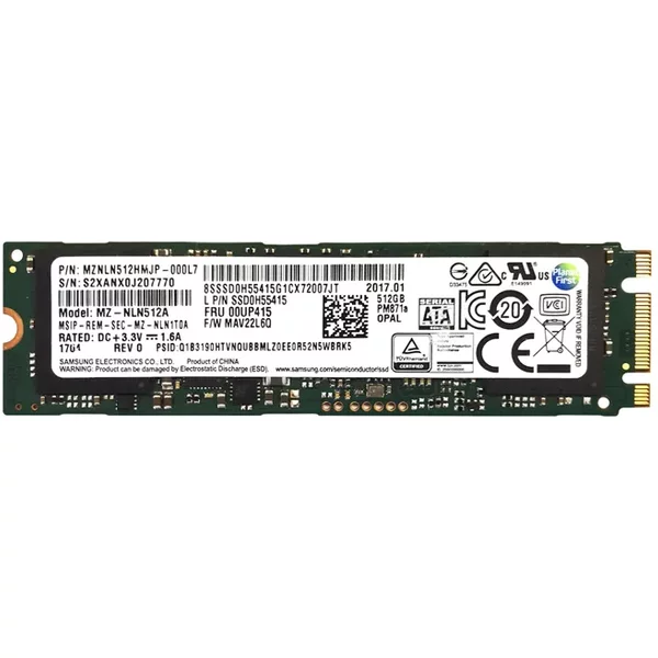 Lenovo 00UP415 | 512GB Triple-Level Cell Sata 6Gb/S M.2 2280 Solid State Drive-image