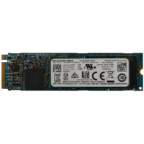 Lenovo 00UP646 | 256GB Triple-Level Cell Pci Express 3.0 X4 Nvme M.2 2280 Solid State Drive-image