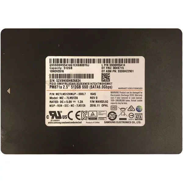Lenovo 00XK715 | 512GB Sata 6Gb/S 2.5-Inch Solid State Drive-image