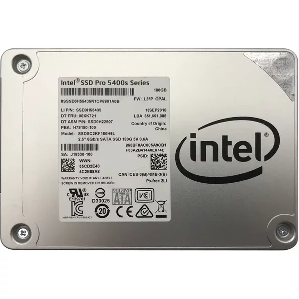 Lenovo 00XK721 | 180GB Sata 6Gb/S 2.5-Inch Internal Solid State Drive-image