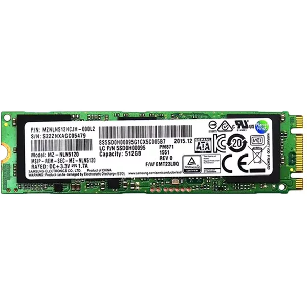 Lenovo 5SD0H00095 | 512GB Triple-Level Cell Sata 6Gb/S M.2 2280 Solid State Drive For Yoga 900-image