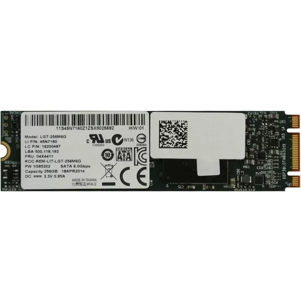 Lite-on LGT-256M6G | 256GB Multi-Level Cell Sata 6Gb/S M.2 2280 Solid State Drive-image