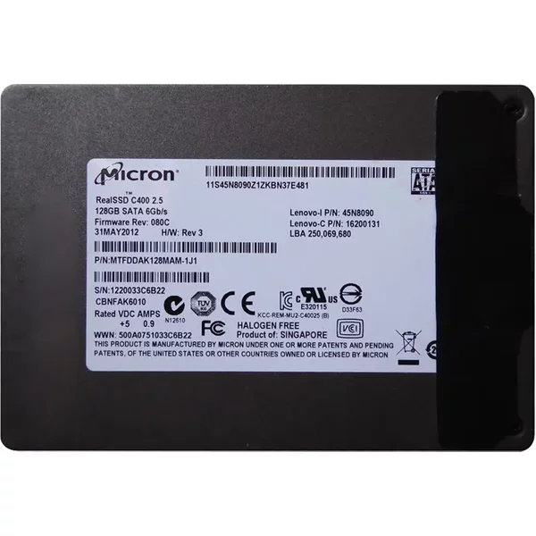 Micron MTFDDAK128MAM-1J1-R | 128GB Sata 6Gb/S 2.5-Inch Solid State Drive-image