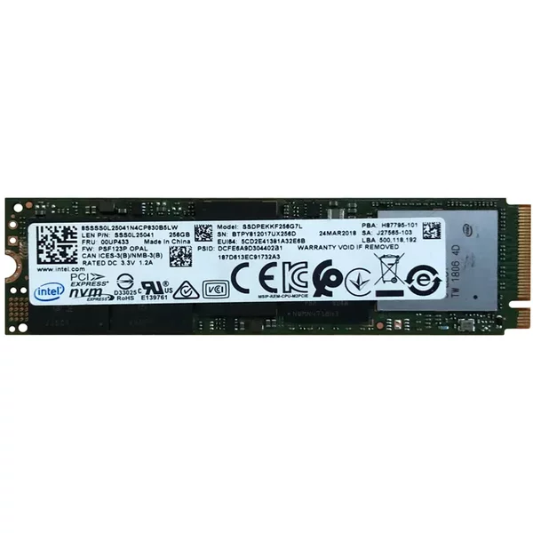 Intel SSDPEKKF256G7L | Pro 6000P 256GB Triple-Level Cell Pci Express 3.0 X4 Nvme M.2 2280 Solid State Drive-image