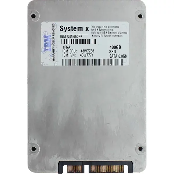 Ibm 43W7771 | 480GB Multi-Level Cell Sata 6Gb/S 2.5-Inch Solid State Drive-image