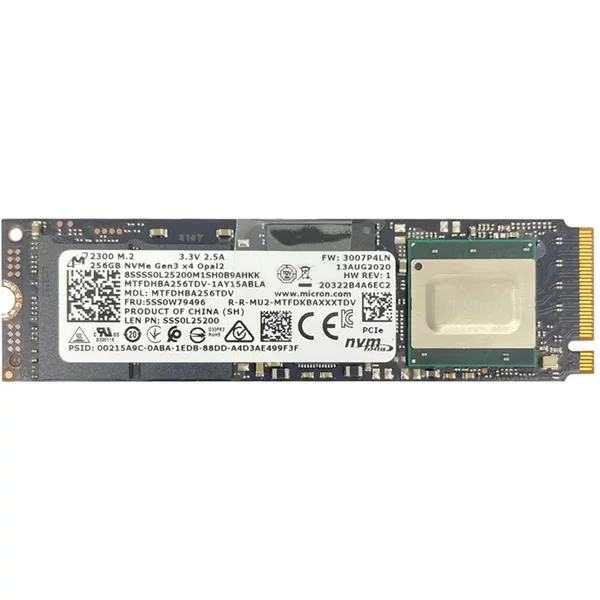 Lenovo 5SS0W79496 | 256GB Tlc Pci Express 3.0 X4 Nvme M.2 2280 Internal Solid State Drive-image