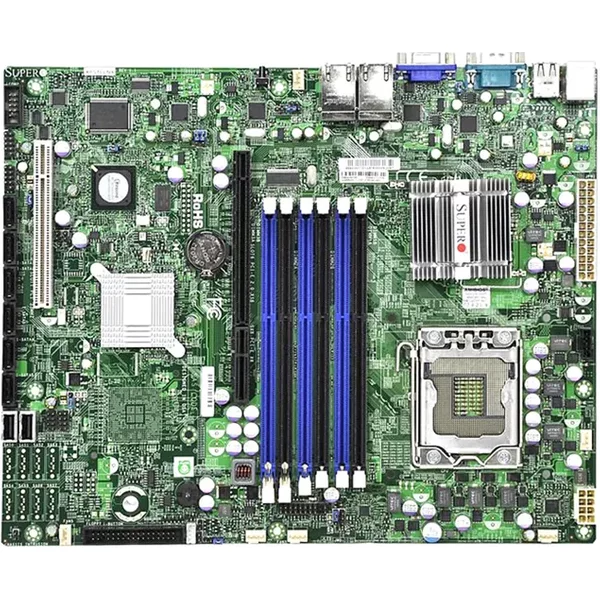 Supermicro MBD-X8STI-LN4 | Socket LGA1366 Intel X58 Express Chipset Atx System Board (Motherboard) Supports Xeon 5600/5500/3600/3500 Series DDR3 6X Dimm-image