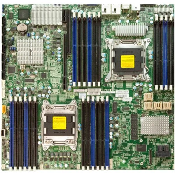 Supermicro MBD-X9DRD-CT+-B | Socket LGA2011 Intel C602 Chipset Enhanced Eatx System Board (Motherboard) Supports 2X Intel Xeon E5-2600/E5-2600 V2 Series DDR3 24X Dimm-image